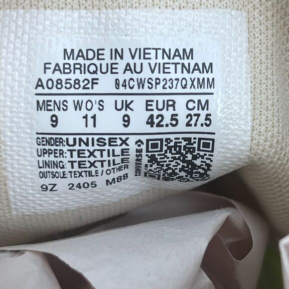 Converse Chuck Taylor Cotton Canvas High Top Green Oxide Size MENS: 9 WMS: 11 - Picture 4 of 14